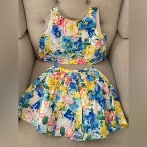 Ralph Lauren Girls Skirt Set